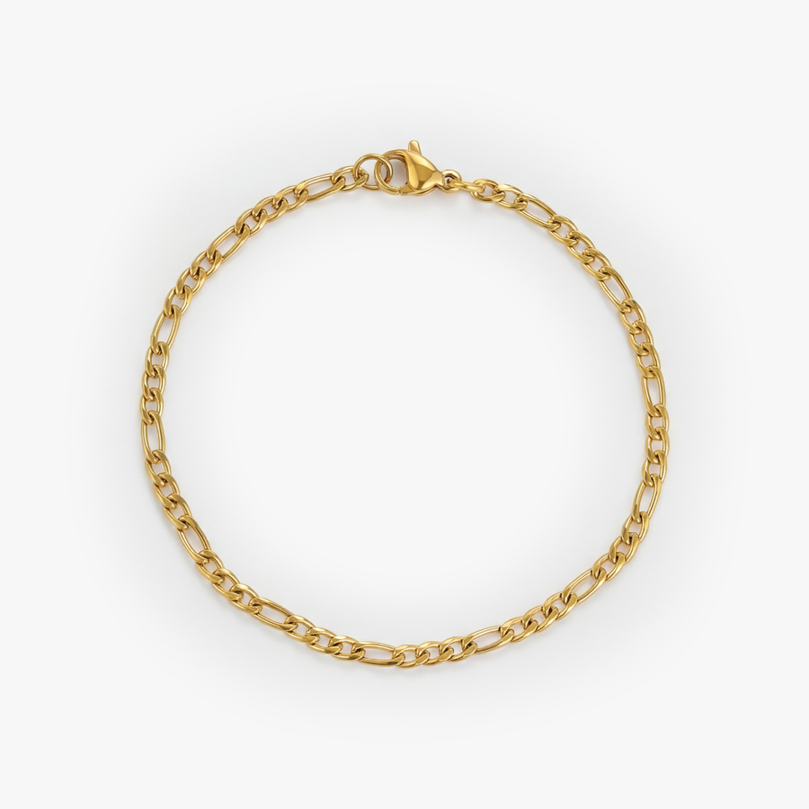 Figaro Bracelet (Gold) 3MM