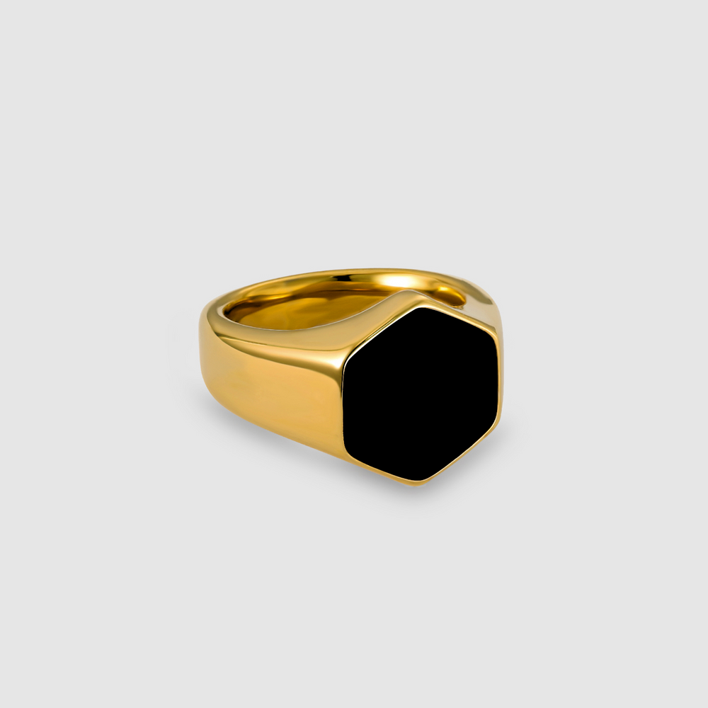 Hexagon Ring (Gold)