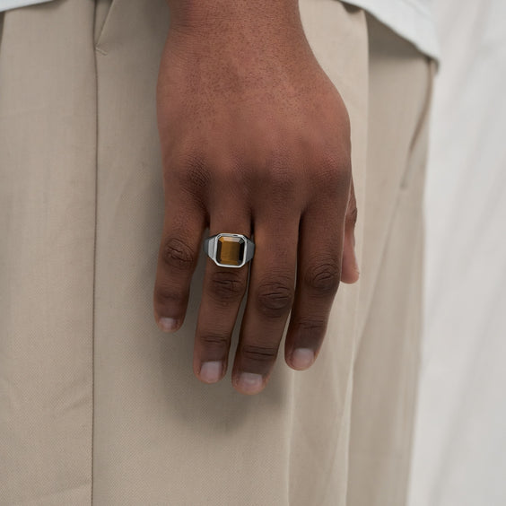 Horizon Signet Ring (Zilver)