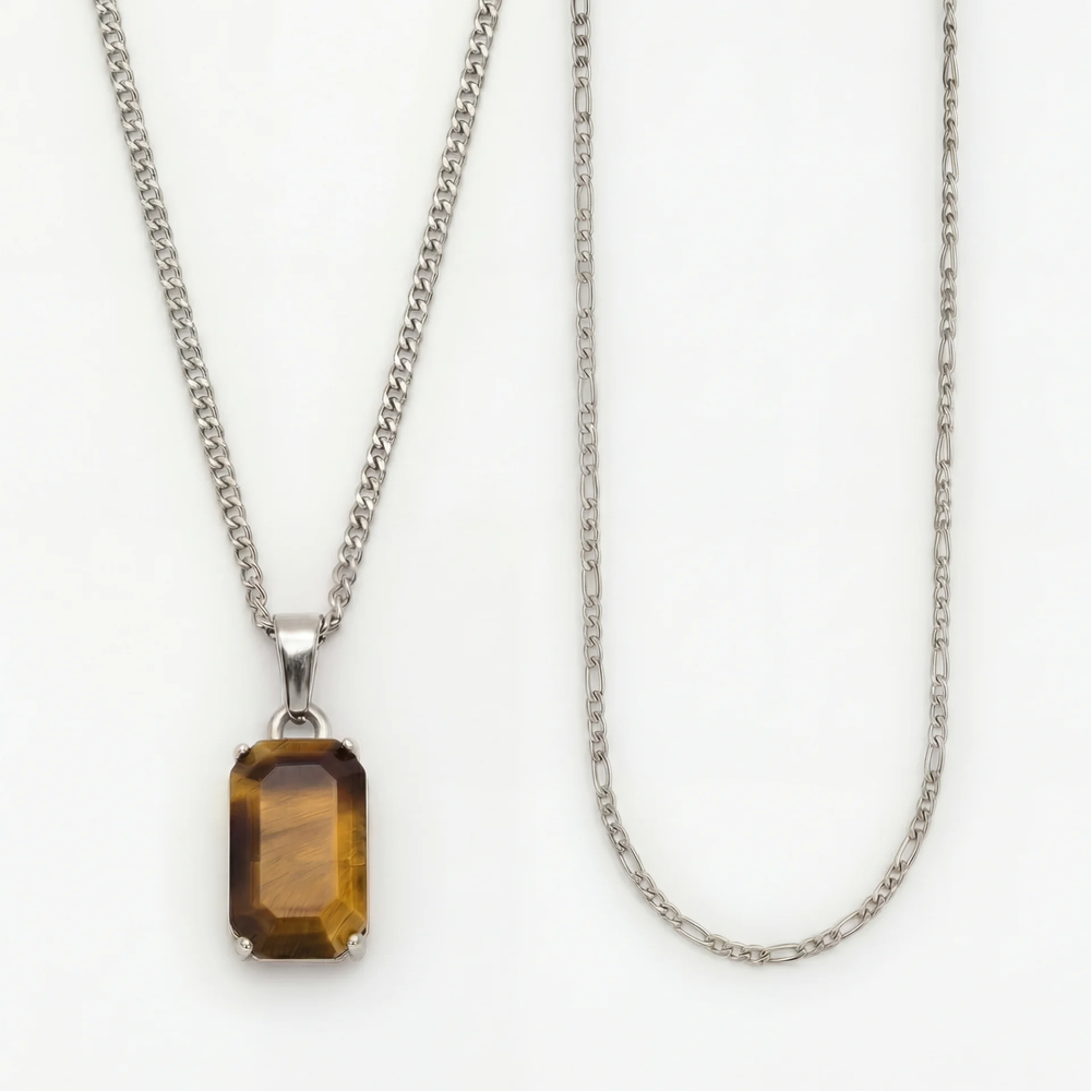 Horizon x Figaro Chain Set (Silber)