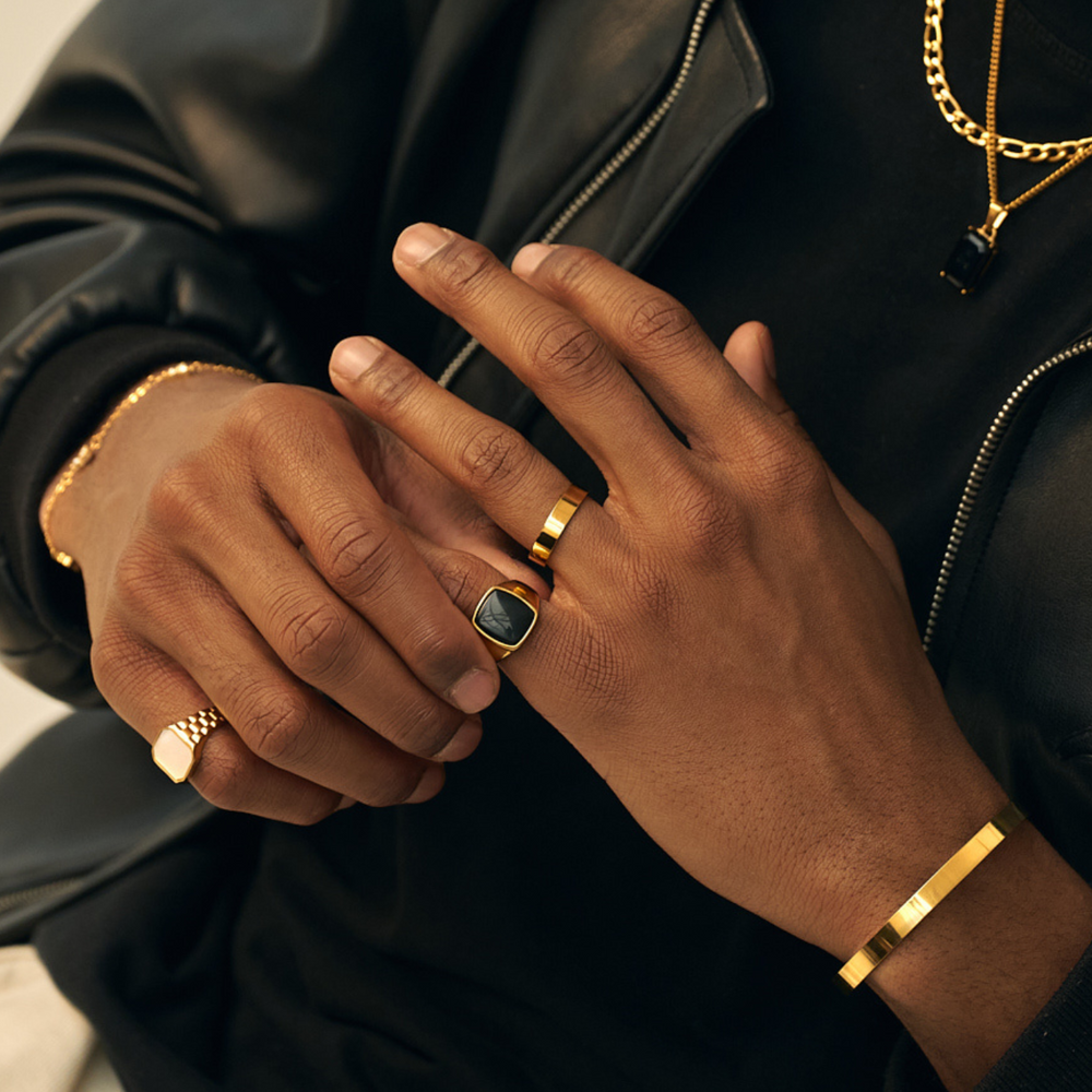 King Black Ring (Gold)