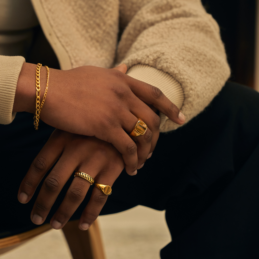 Tiger's Eye Ring (Gold)