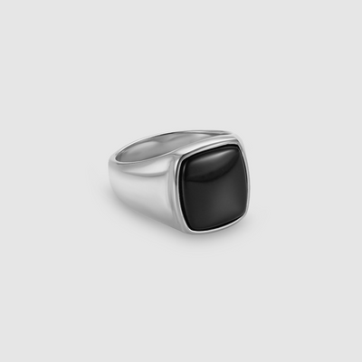 King Black Ring (Silver)