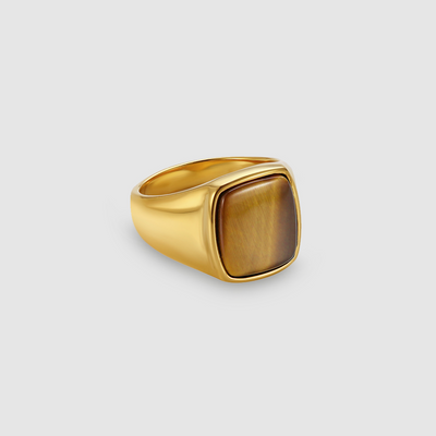 King Tiger's Eye Ring (Gold)