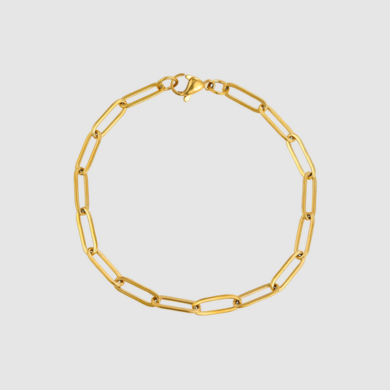 Paperclip Bracelet (Gold)