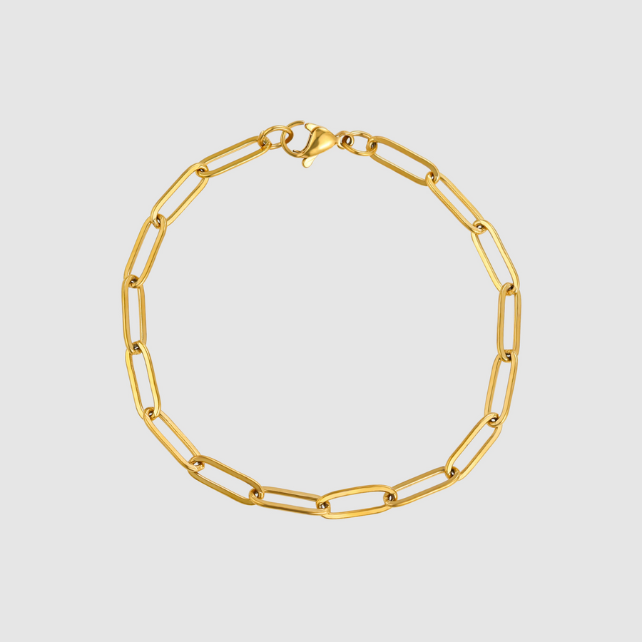 Paperclip Bracelet (Gold)
