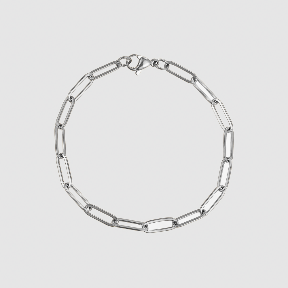 Paperclip Bracelet (Silber)