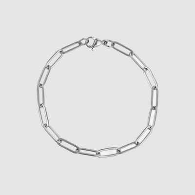 Paperclip Bracelet (Silber)