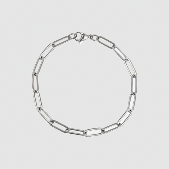 Paperclip Bracelet (Silver)