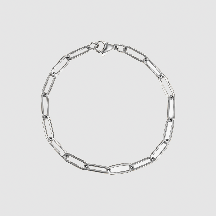 Paperclip Bracelet (Silber)