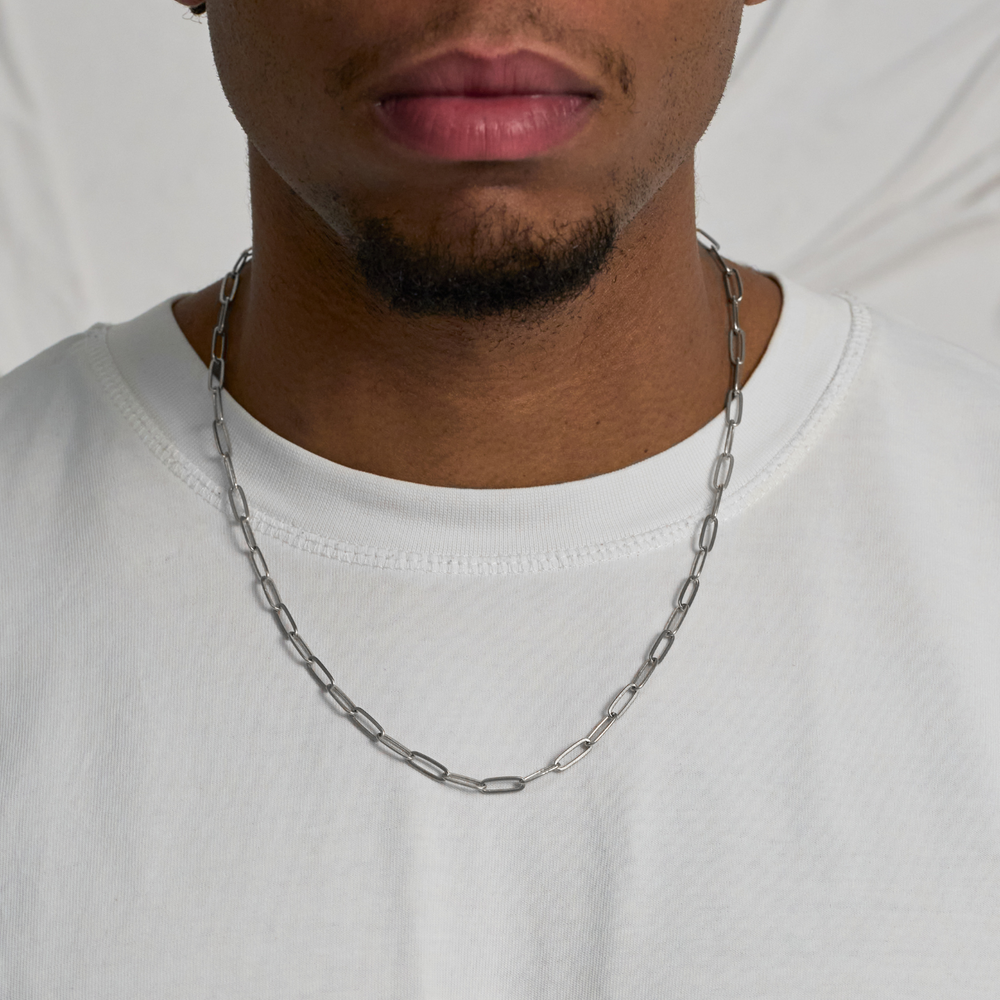Paperclip Chain (Silber)