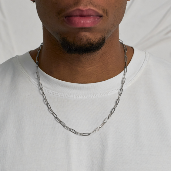 Paperclip Chain (Silber)