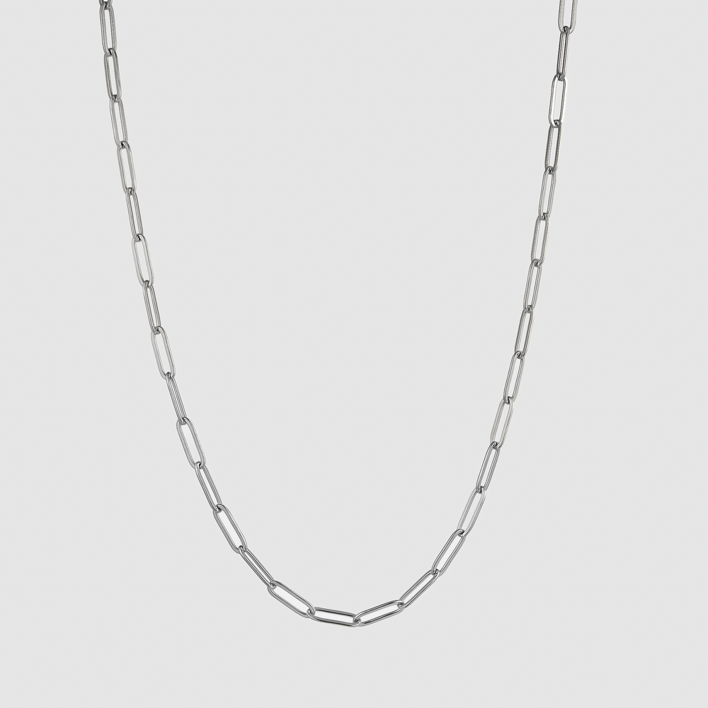 Paperclip Chain (Silber)