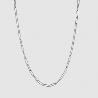 Paperclip Chain (Silber)