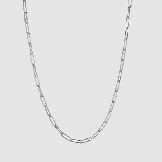 Paperclip Chain (Silber)
