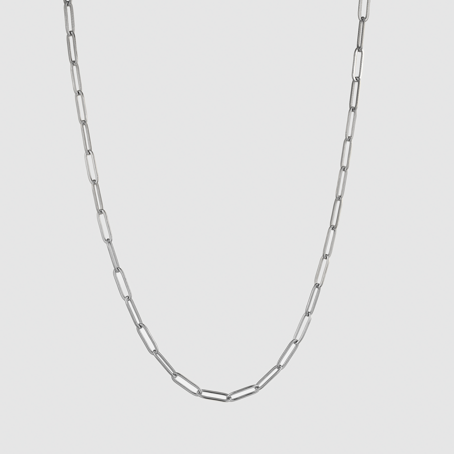 Paperclip Chain (Silber)
