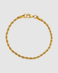 Rope Bracelet (Gold) 3MM 