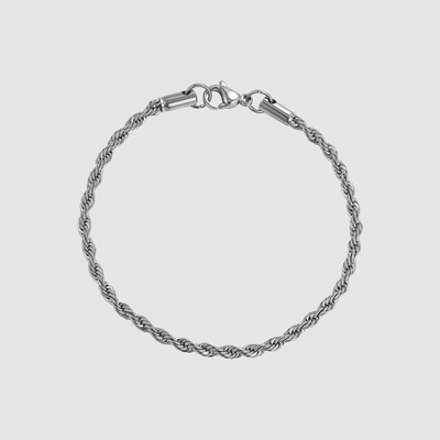 Rope Bracelet (Silver) 3MM
