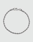 Rope Bracelet (Silver) 3MM