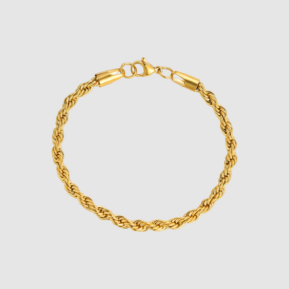 Rope Bracelet (Gold) 5MM 