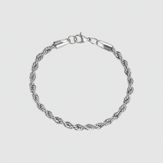 Rope Bracelet (Silver) 5MM
