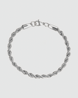 Rope Bracelet (Silver) 5MM