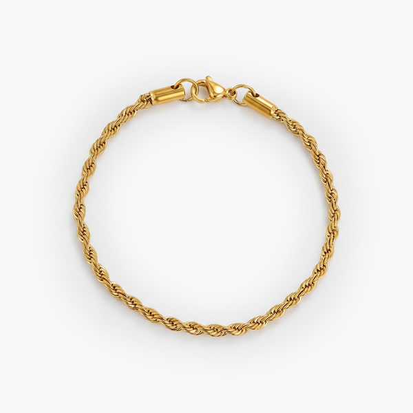 Rope Bracelet (Gold) 3MM