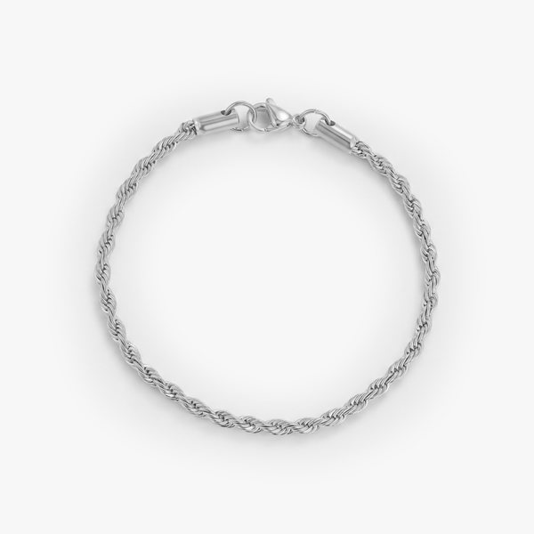 Rope Bracelet (Silver) 3MM