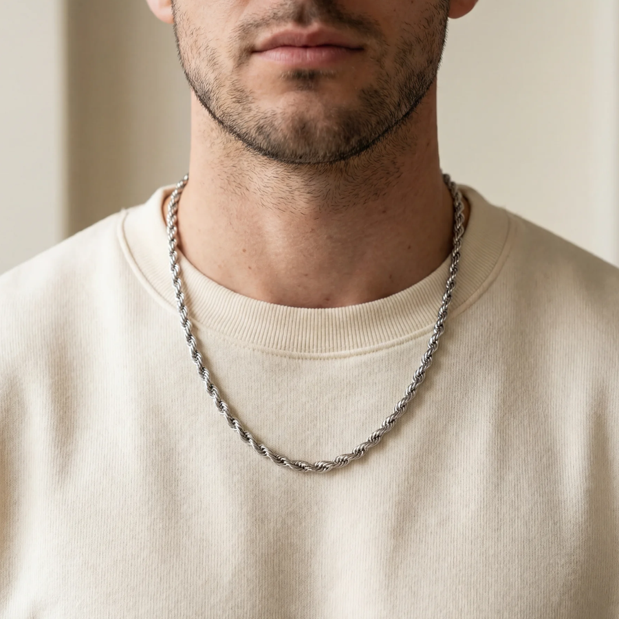 Rope Chain (Silver) 5MM