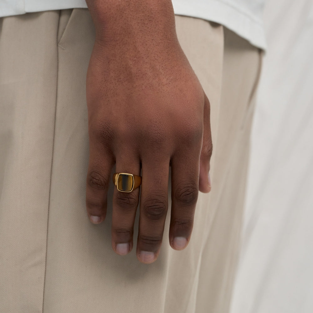 King Tiger's Eye Ring (Gold)