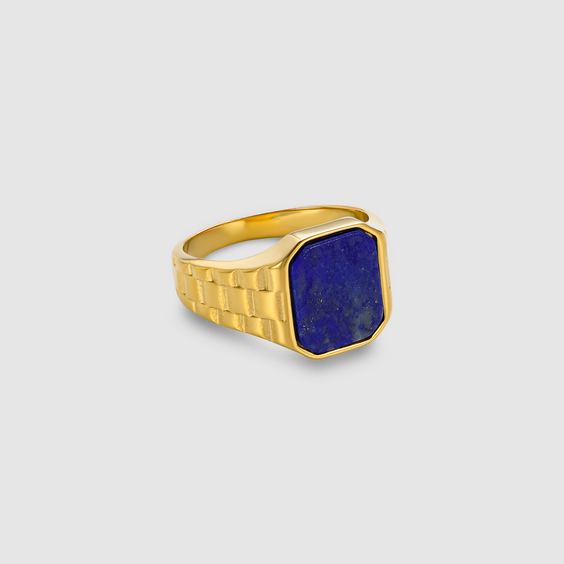 Watch Blue Ring (Gold)