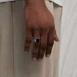 Watch Black Ring (Silber)