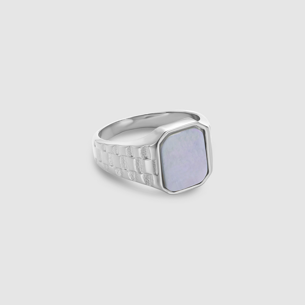 Watch White Ring (Silver)