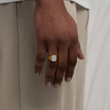 Watch White Ring (Gold)