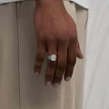 Watch White Ring (Silber)