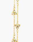 White Clover Bracelet (Gold)