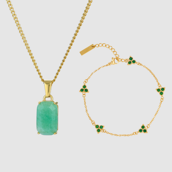 Aurora x Green Clover Set (Gold)