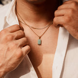 aurora + cuban 3mm chain
