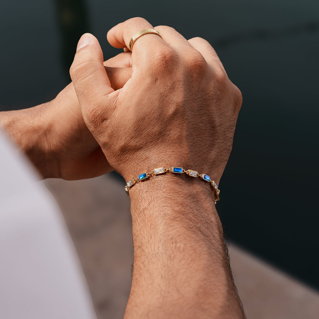 azure bracelet + essenti