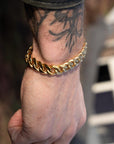 Cuban Bracelet (Gold) 11MM - Essence Amsterdam