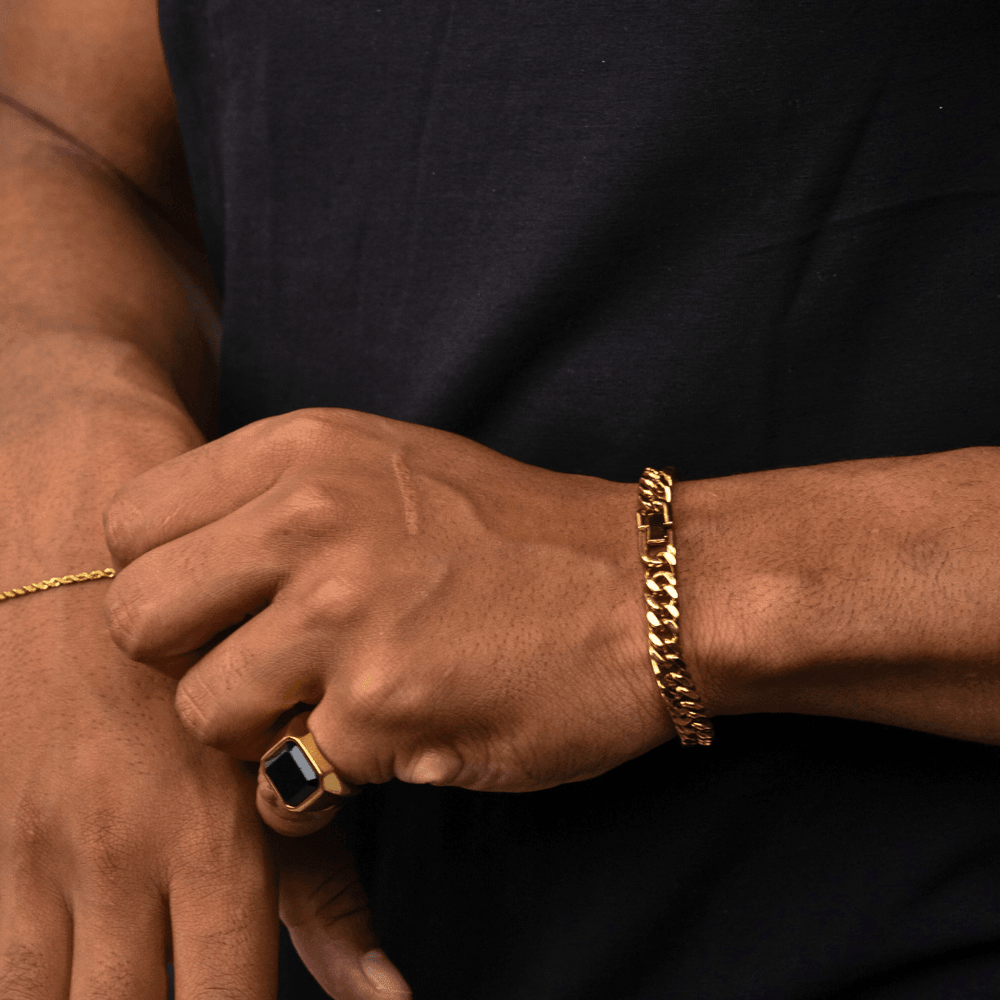 Cuban Bracelet (Gold) 8MM - Essence Amsterdam