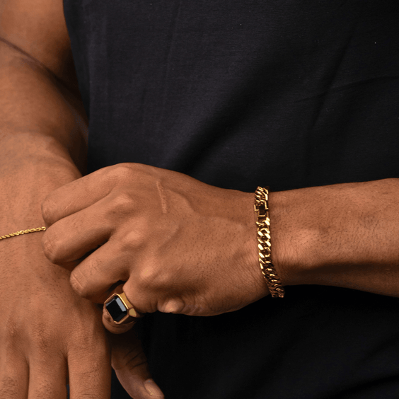 Cuban Bracelet (Gold) 8MM - Essence Amsterdam