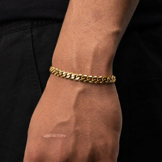 Cuban Bracelet (Gold) 8MM - Essence Amsterdam