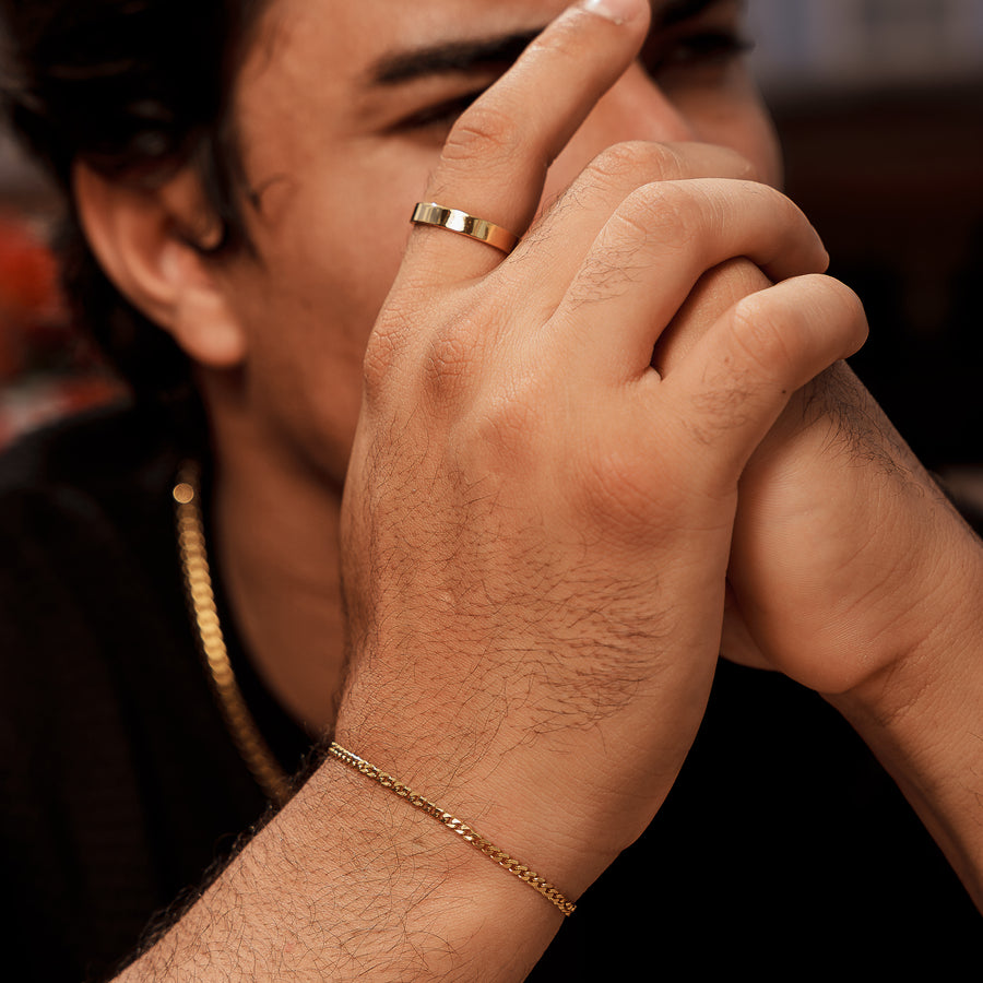cuban 3mm bracelet + ess