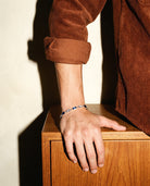 Azure Bracelet (Silver), worn