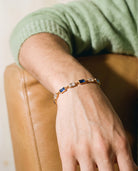 Azure Bracelet (Gold), worn