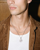 Compass (Silver), worn