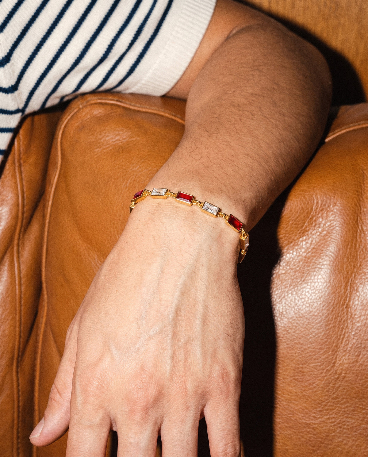 Ember Bracelet (Gold), worn