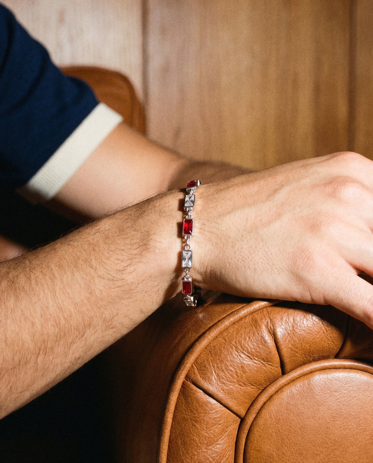 Ember Bracelet (Silver), worn