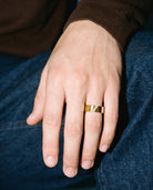 Essential Ring (Gold), worn